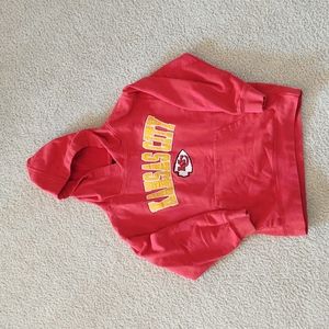 Boy's Kansas City Chiefs hoodie.  Size 8.